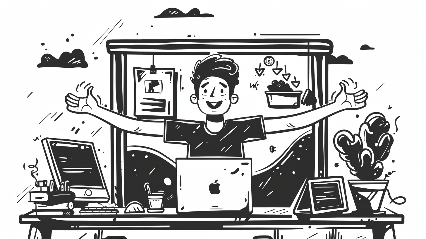 happy freelancer