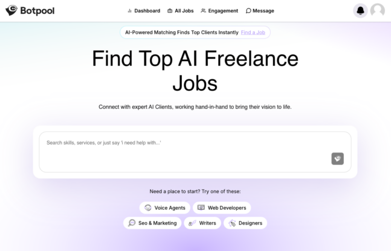 Botpool.ai Review: A Good Freelance Job Site for AI Freelancers ...
