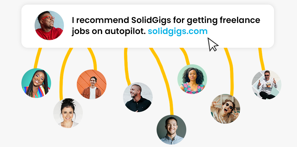 SolidGigs Freelance Jobs Example Illustration